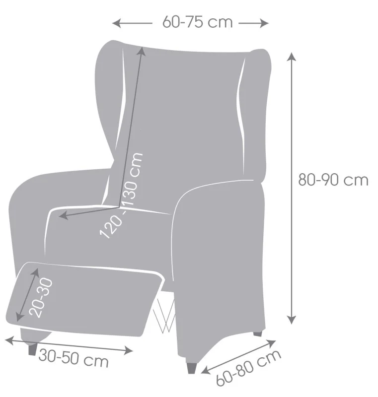 Funda elástica para sillón relax modelo Arion Funda elástica para sillón relax modelo Arion