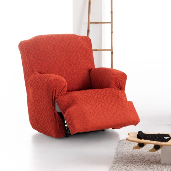 Funda elástica para sillón relax pies juntos modelo Arion