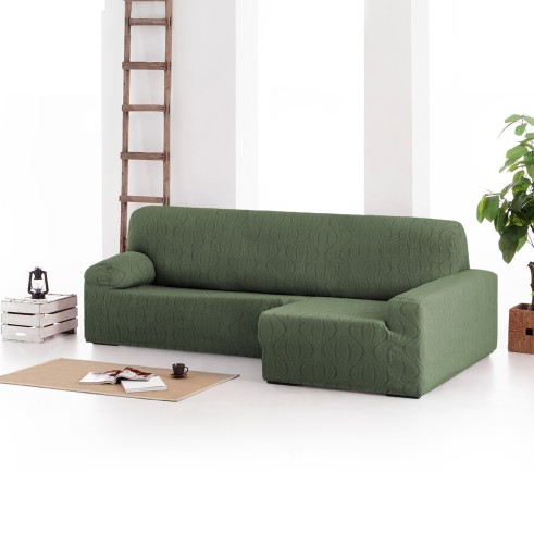 Funda elástica para chaise longue Iria | Estilo contemporáneo con ajuste a medida