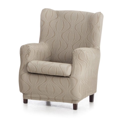 Funda elástica para sillón orejero Iria | Estilo renovado con textura moderna