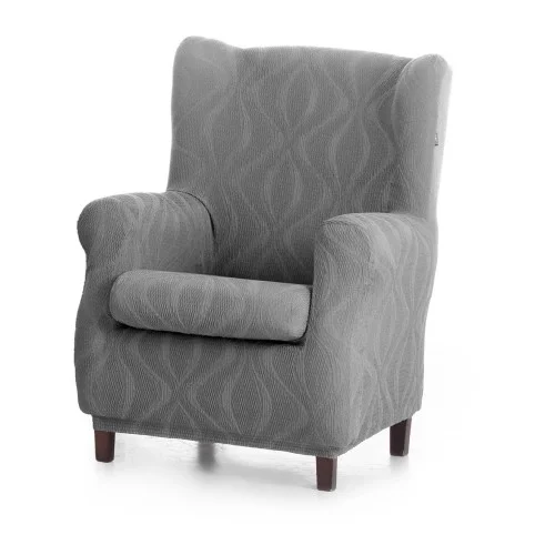 Funda elástica para sillón orejero Iria | Estilo renovado con textura moderna