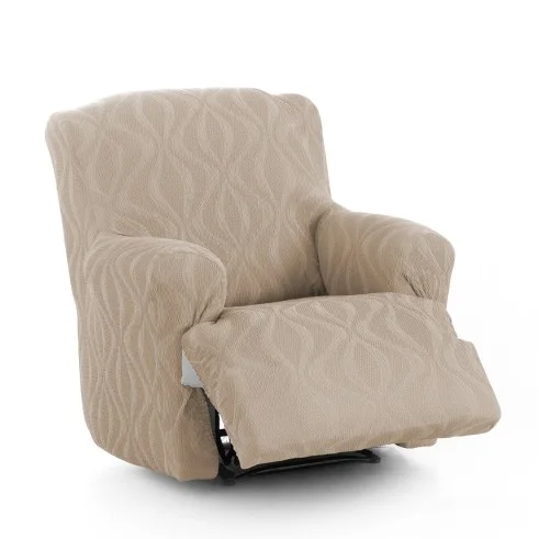 Funda elástica para sillón relax pies juntos Iria | Protección total con estética actual