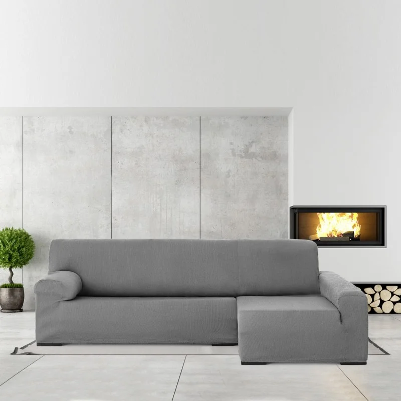 Funda elástica para chaise longue Ulises | Ajuste impecable y textura decorativa Funda elástica para chaise longue Ulises | Ajuste impecable y textura decorativa