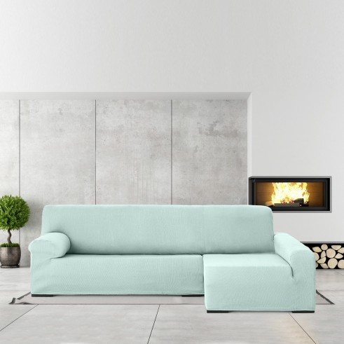Funda elástica para chaise longue Ulises | Ajuste impecable y textura decorativa