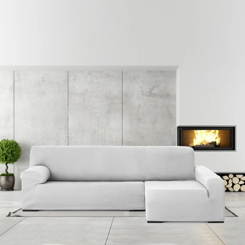 Funda elástica para chaise longue Ulises | Ajuste impecable y textura decorativa Funda elástica para chaise longue Ulises | Ajuste impecable y textura decorativa