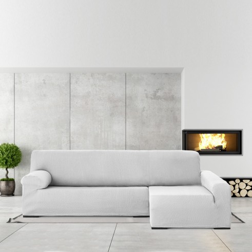 Funda elástica para chaise longue Ulises | Ajuste impecable y textura decorativa
