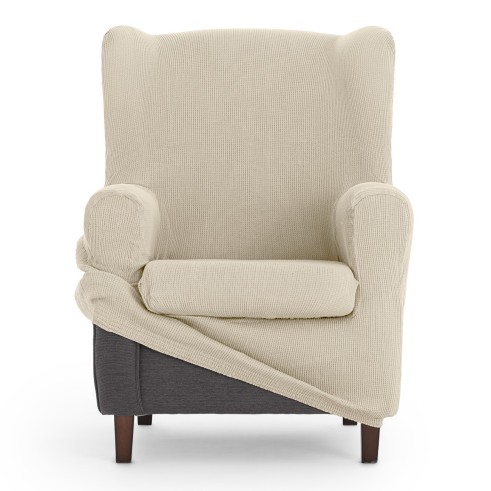 Funda elástica para sillón orejero Ulises | Elegancia atemporal con protección moderna