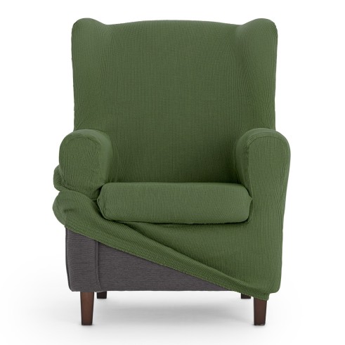 Funda elástica para sillón orejero Ulises | Elegancia atemporal con protección moderna