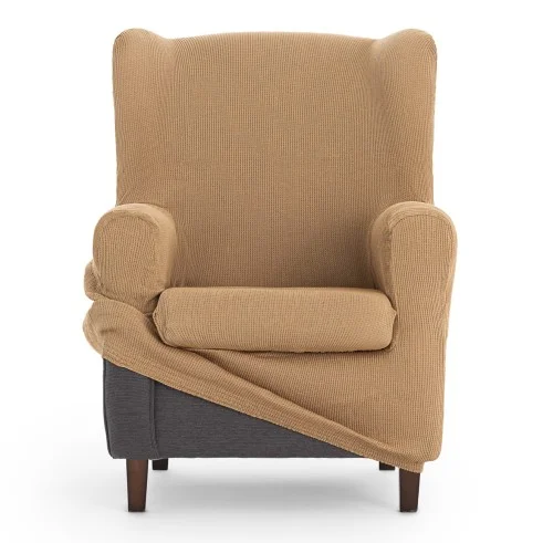 Funda elástica para sillón orejero Ulises | Elegancia atemporal con protección moderna