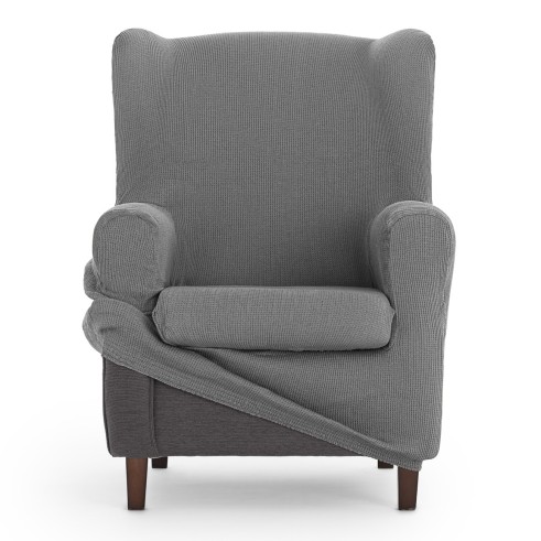 Funda elástica para sillón orejero Ulises | Elegancia atemporal con protección moderna