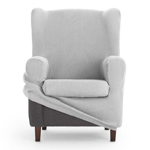 Funda elástica para sillón orejero Ulises | Elegancia atemporal con protección moderna