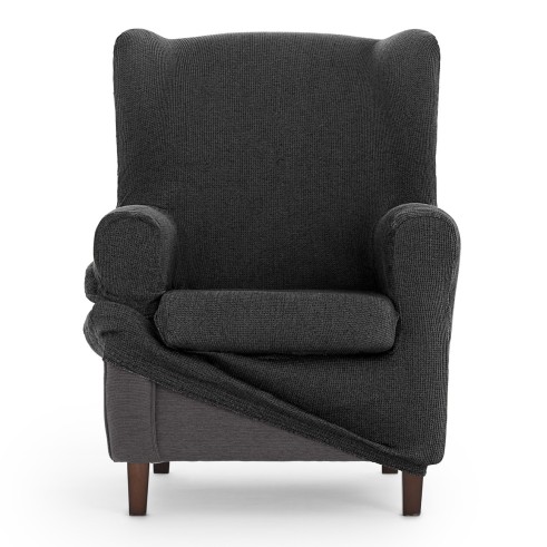 Funda elástica para sillón orejero Ulises | Elegancia atemporal con protección moderna