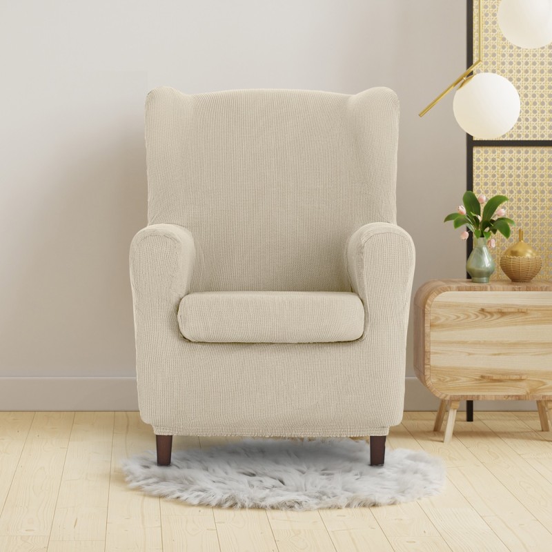 Funda elástica para sillón orejero Ulises | Elegancia atemporal con protección moderna Funda elástica para sillón orejero Ulises | Elegancia atemporal con protección moderna