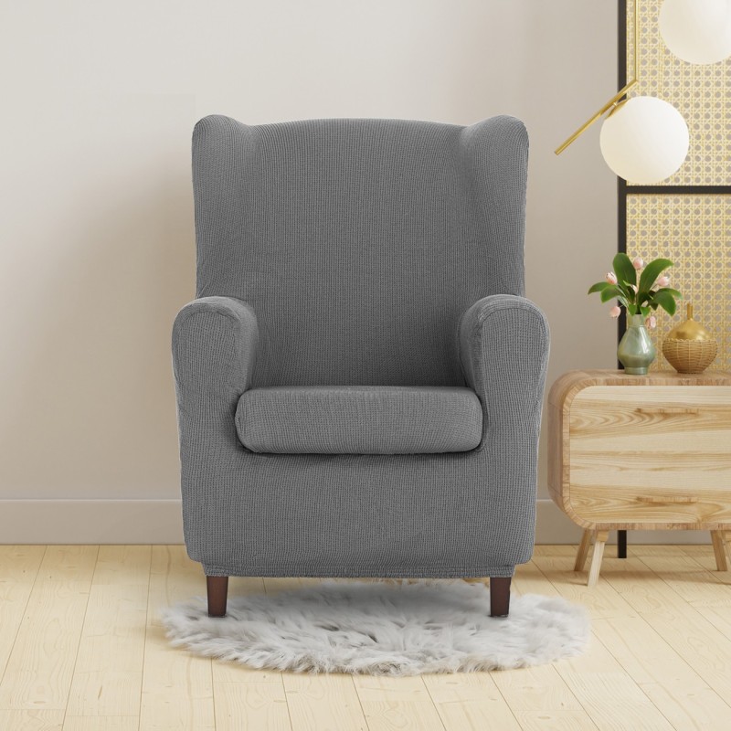 Funda elástica para sillón orejero Ulises | Elegancia atemporal con protección moderna Funda elástica para sillón orejero Ulises | Elegancia atemporal con protección moderna