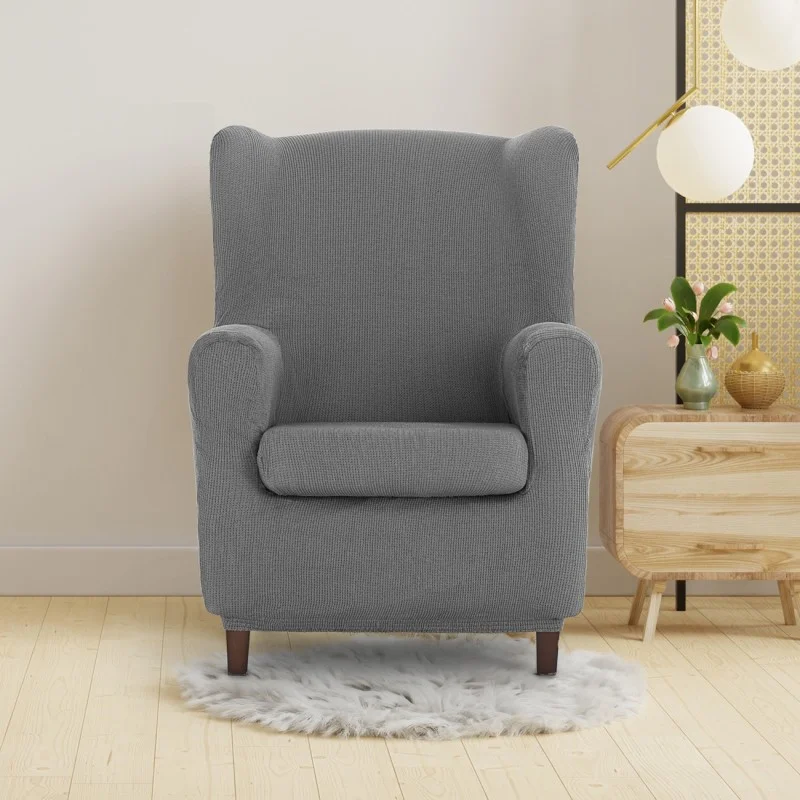 Funda elástica para sillón orejero Ulises | Elegancia atemporal con protección moderna Funda elástica para sillón orejero Ulises | Elegancia atemporal con protección moderna