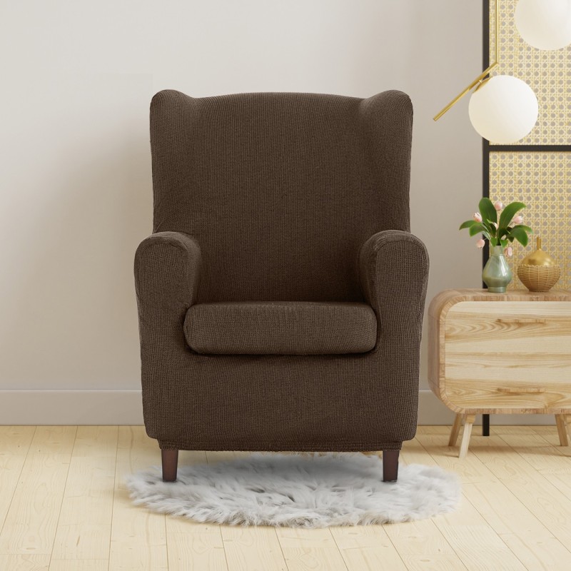 Funda elástica para sillón orejero Ulises | Elegancia atemporal con protección moderna