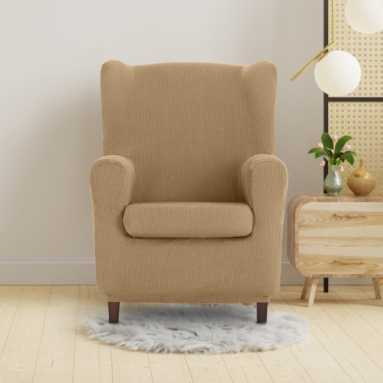 Funda elástica para sillón orejero modelo Ulises