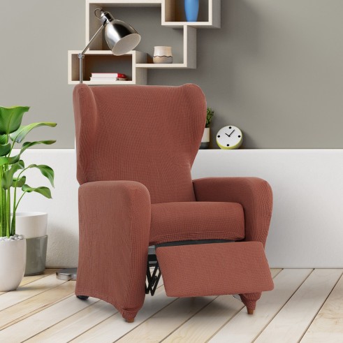 Funda elástica para sillón relax Ulises | Relieve decorativo y comodidad diaria